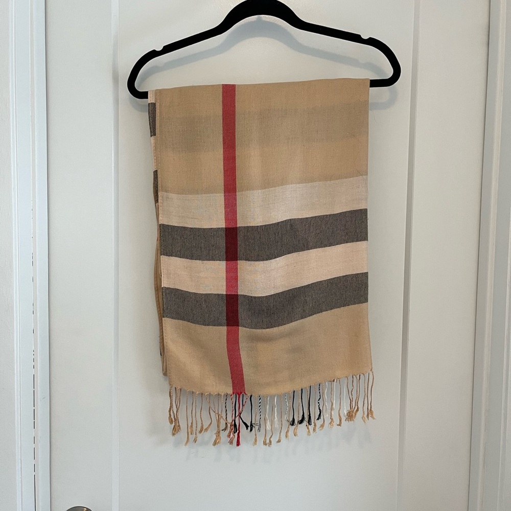 Burberry Style Scarf